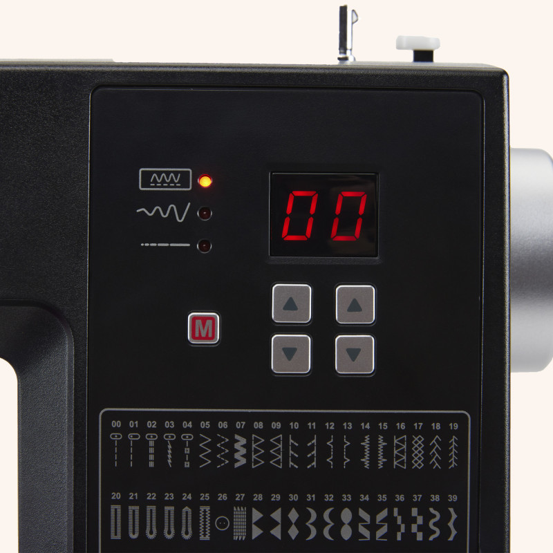 Machine à coudre Supera Black -  - Machines à coudre Électroniques