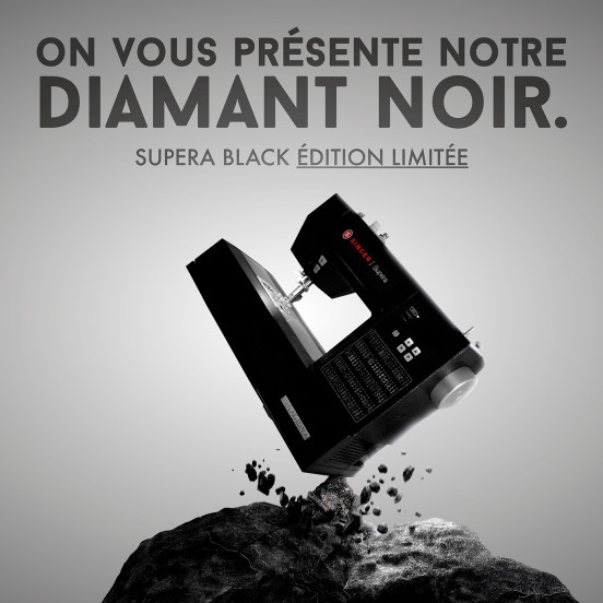 Machine à coudre Singer Supera Black - Édition limitée !